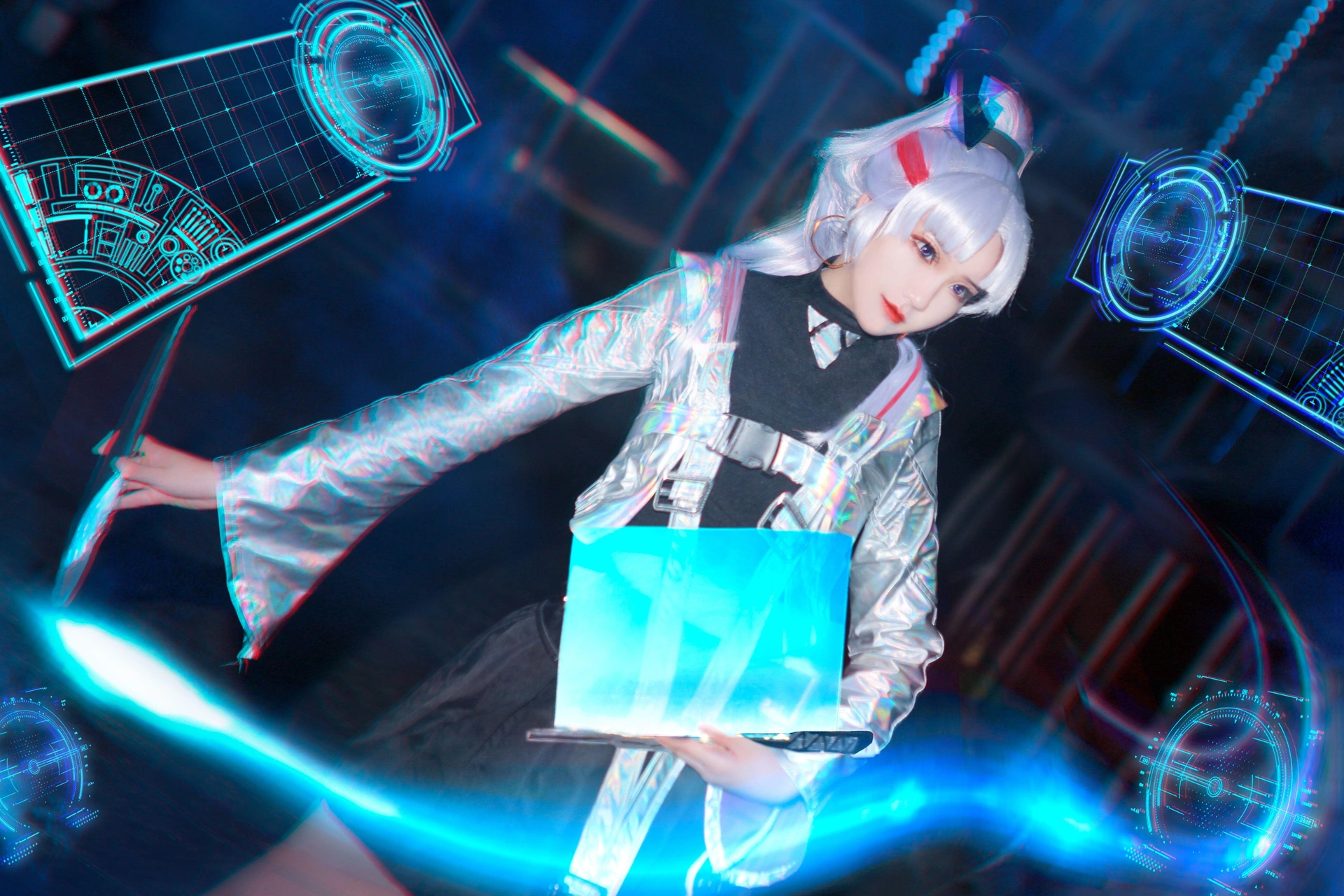 夏柠柠 - NO.62 王者荣耀COS正片COS东方镜上官婉儿天狼绘梦者 3