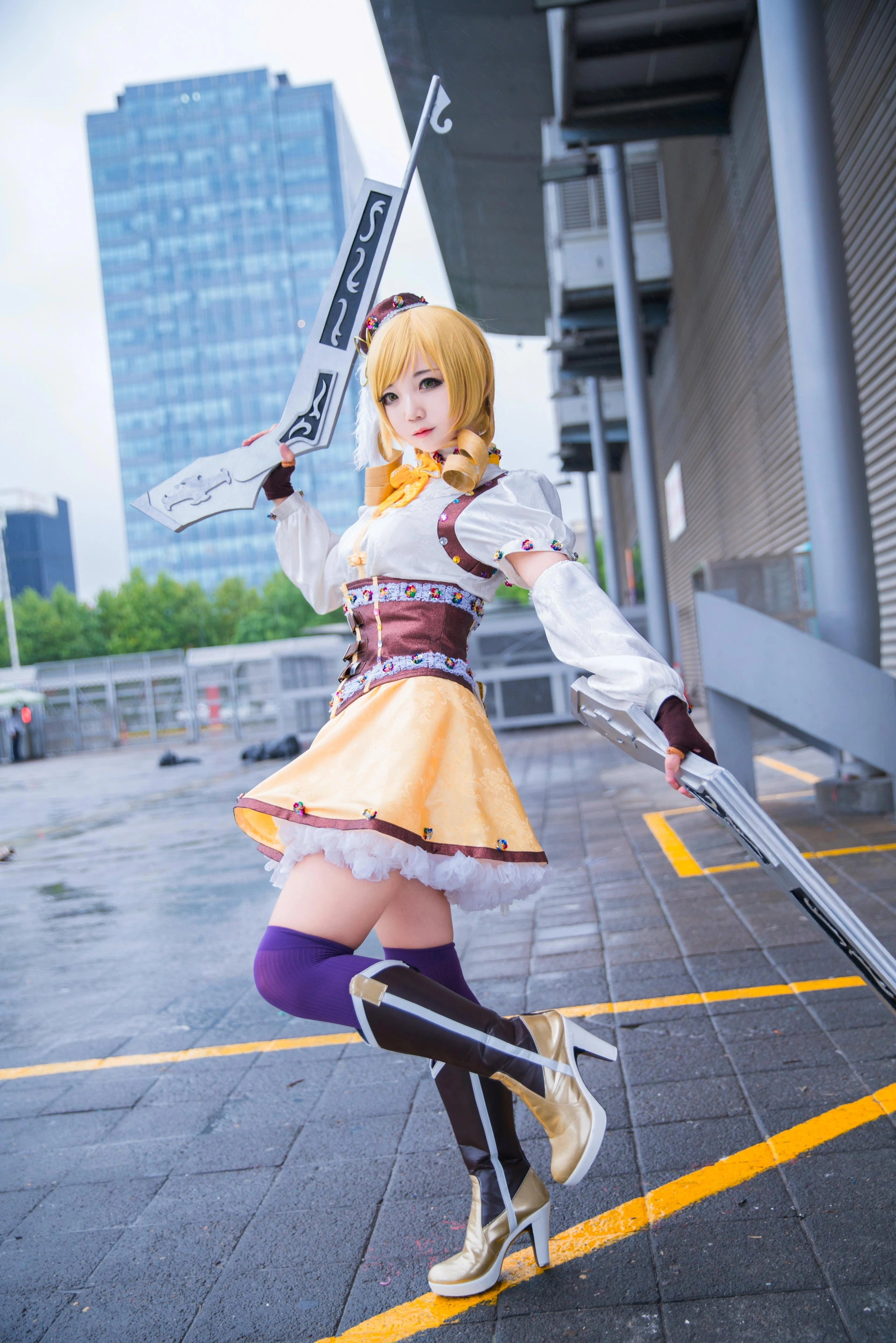 楚楚子w - NO.47 COS-魔法少女小圆COS场照巴麻美 1