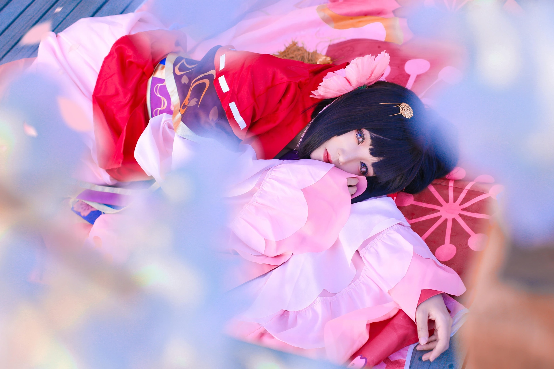 楚楚子w - NO.64 COS-阴阳师手游COS御姐樱花妖 1